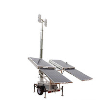 Led lifting 6.2m electric lifting frame mobile trailer towable light tower